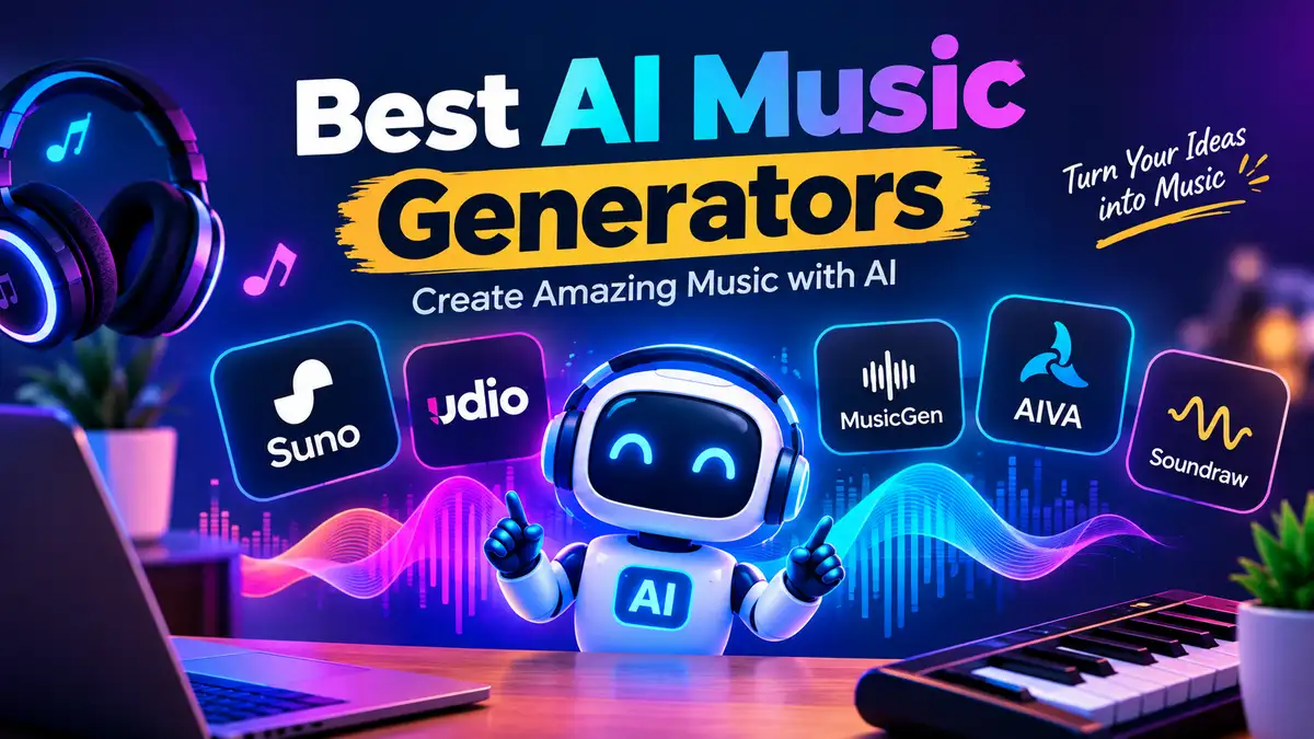 AI Music Generators Compared: Songs, Scores and Rights article cover image