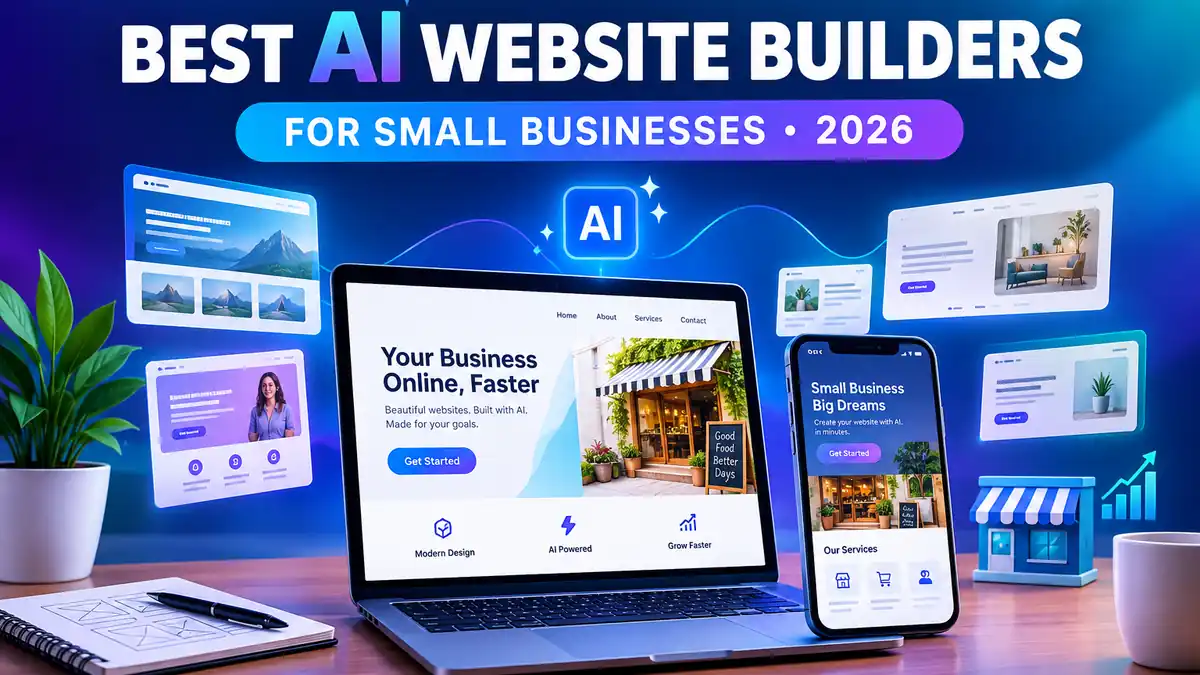 AI Website Builders for Small Businesses Compared article cover image
