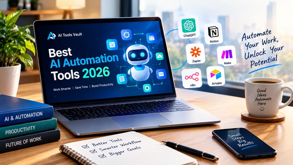 9 Best AI Automation Tools in 2026 article cover image