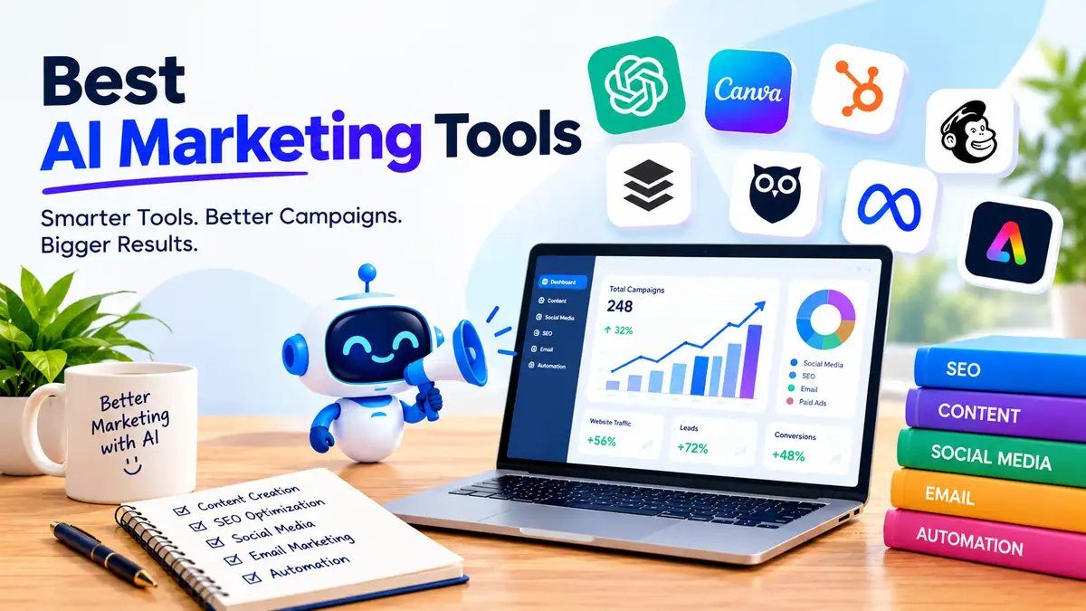 AI Marketing Tools Compared by the Job They Do article cover image