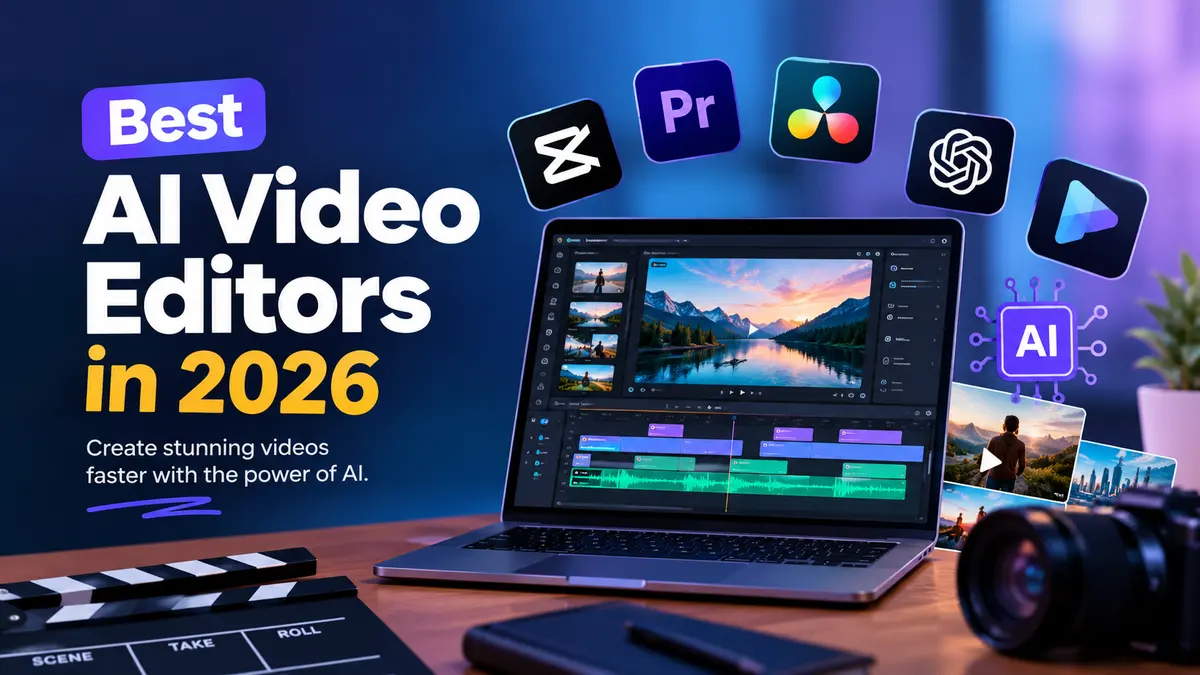 Best AI Video Editors in 2026: Choose by Workflow article cover image