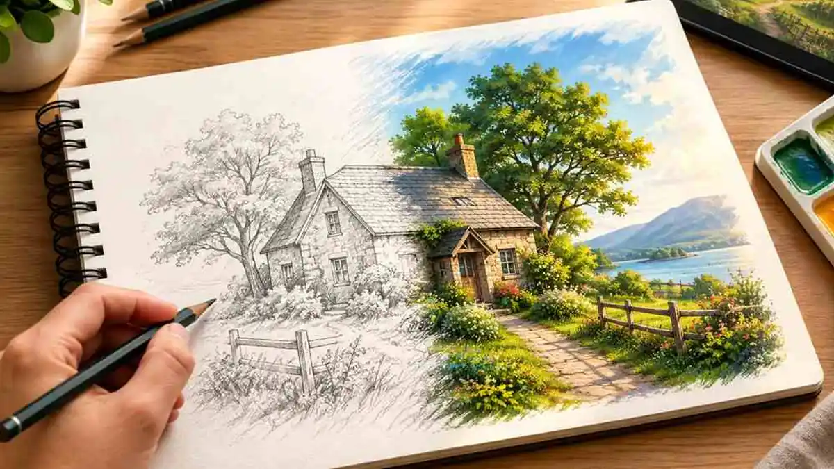 How to Turn Sketches Into Art with AI in 2026 article cover image