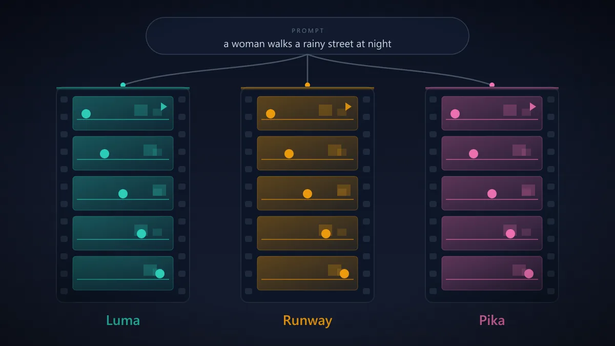 Luma vs Runway vs Pika: Which AI Video Tool Fits the Job article cover image