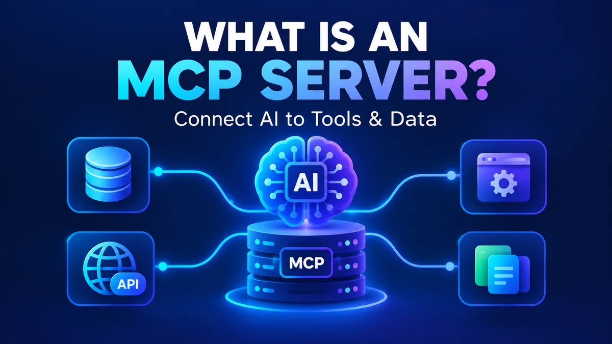 An MCP server connecting an AI assistant to local files, tools and external data sources