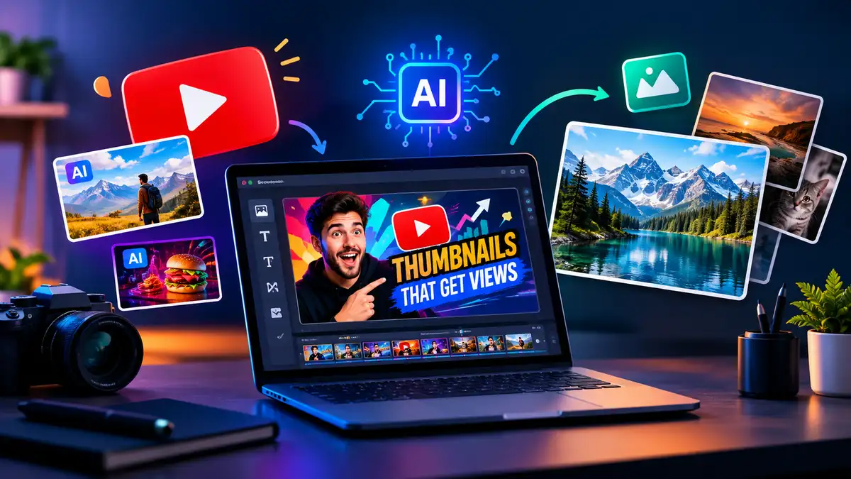 AI Tools for YouTube Thumbnails and Stock Images article cover image