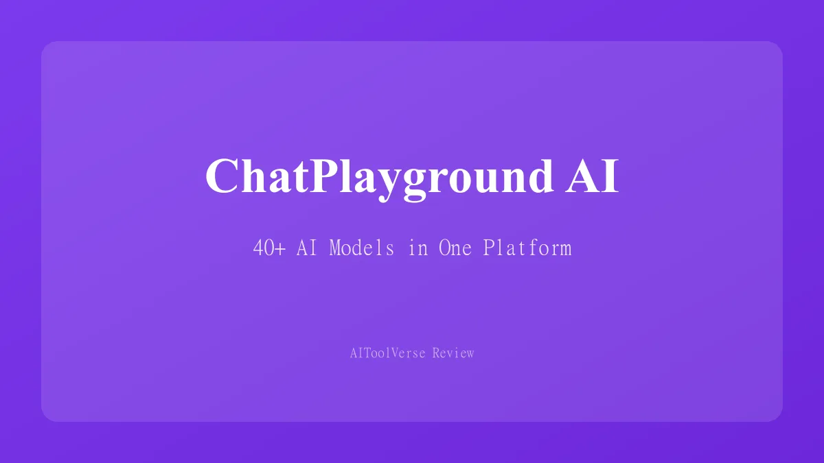 ChatPlayground AI interface showing side-by-side comparison of ChatGPT, Claude, and Gemini responses