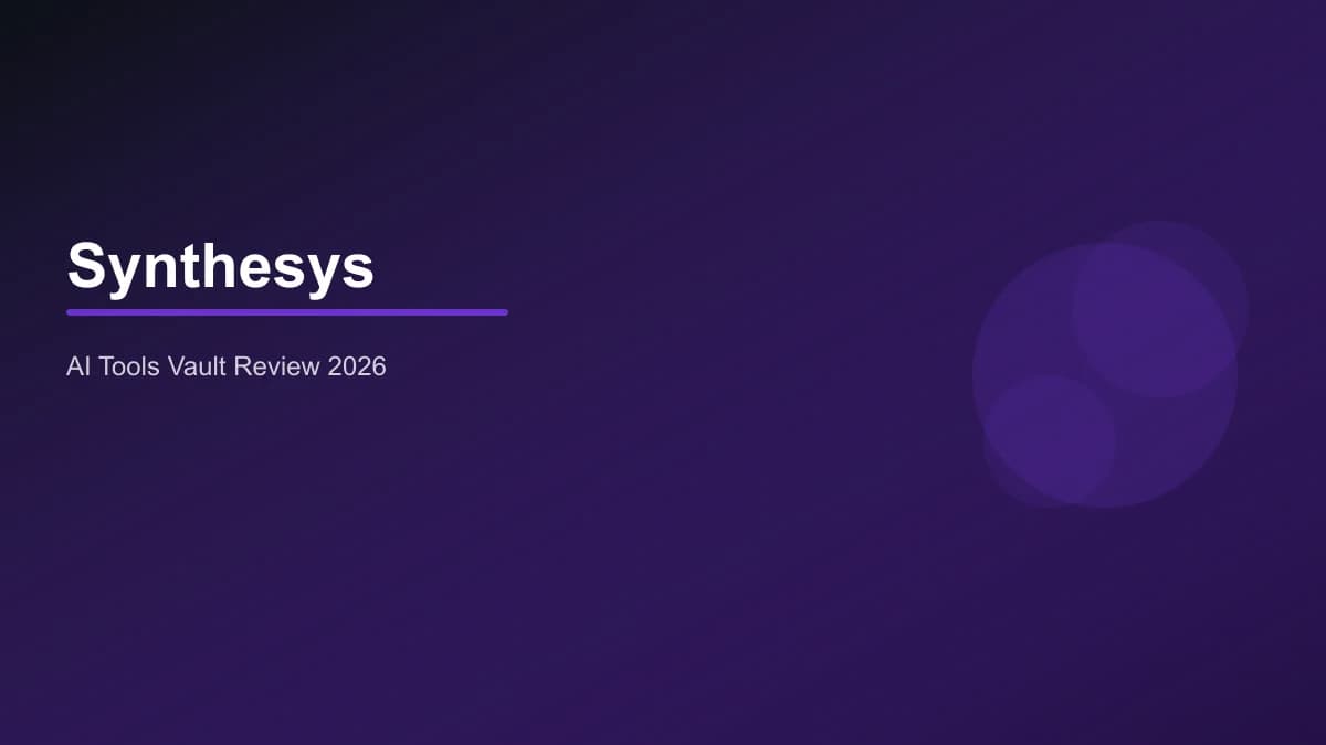 Synthesys AI studio interface showing voiceover generation, avatar video creation, and voice cloning tools