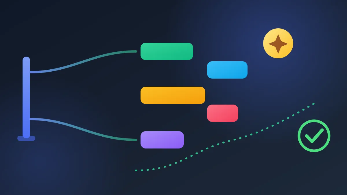 Illustration of a monthly money workflow moving from income to spending categories, a reviewed insight, and a human decision