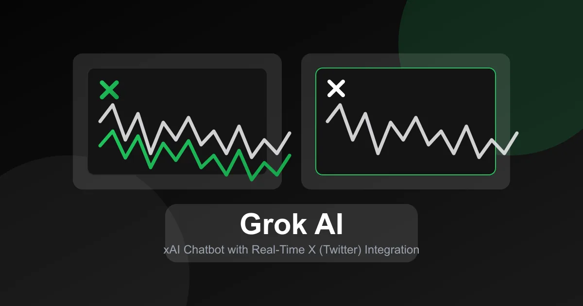 Grok AI chatbot interface with X (Twitter) integration
